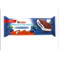 Kinder - batony - KINDER MLECZNA KANAPKA BORÓWKOWA 28G