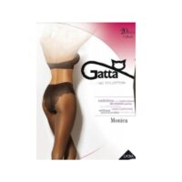 Gatta- rajstopy czarne cienkie - MONICA 20 DEN Nero 4-L