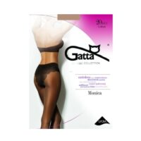 Gatta- rajstopy czarne cienkie - MONICA 20 DEN Nero 5-XL