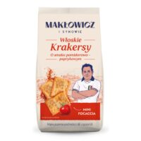 Makłowicz i Synowie - Krakersy, przekąski - POMIDOROWO - PAPRYKOWE 100 g