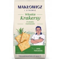 Makłowicz i Synowie - Krakersy, przekąski - ROZMARYNOWE 100 g