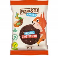 Frank Oli – ciastka dla dzieci - For Kids z kakao i orzechem laskowym 35G
