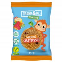 Frank Oli – ciastka dla dzieci - For Kids z bananem i truskawką 35G