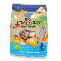 ANIA – herbatniki i krakersy - BIO KRAKERSY Mini Jungle 100g