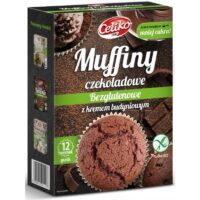 Celiko- gotowe desery - Muffiny czekoladowe z kremem budyniowym 310g