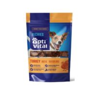 OptiVital – Karma dla psów - Z indykiem z dodatkiem babki płesznik i cykorii 80g
