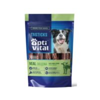 OptiVital – Karma dla psów - Kabanosy z cielęciną z dodatkiem rokitnika i dyni 80g