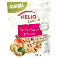 Helio – orzechy, bakalie - nerkowca pieczone bez soli i tłuszczu 100g