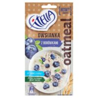 Gellwe, Fitella– kaszka manna, płatki owsiane - Z MLEKIEM I BORÓWKAMI 50 G