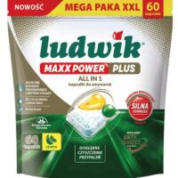 Ludwik do zmywarki, do zmywarek - Kapsułki do zmywarek LEMON 60 szt.