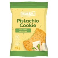 Frank Oli – ciastka - Pistachio Cookie With White Chocolate 50g