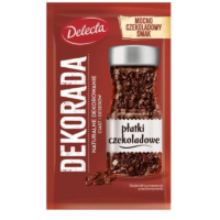 Ciasta Ciasteczka Babeczki Gofry Pierniczki Gotowe Mieszanki i Dekoracje, Delecta - Płatki czekoladowe 40 g