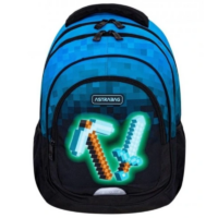 Astra Przybory Szkolne Biurowe - Plecak ASTRABAG BLUE PIXEL