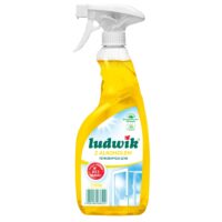Ludwik do szyb - Płyn do mycia szyb i glazury z alkoholem cytryna 600ml
