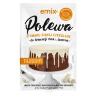 Emix – dekoracje do deserów - Polewa biała czekolada 100g