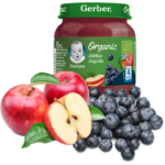 Dania i Desery Słoiczki Gerber - Organic Jabłko Jagoda 125g