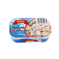 MK Dorsz (konserwa) - Wątróbki z dorsza w tłuszczu własnym 115g