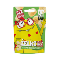 Przekąska Owocowa Żelki - Banan z chrupkami 35g BeRAW