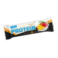Zdrowe Przekąski Funkcjonalne Batoniki Bakalland Superfood - BATON PROTEINOWY Z MANGO W JOGURTOWEJ POLEWIE BEZGLUTENOWY 60 g