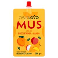 Musy, Owolovo - Jabłko - Brzoskwinia - Mango