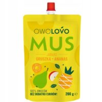 Musy, Owolovo - Jabłko - Gruszka - Ananas