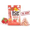 Duży BIO popcorn - Truskawka 75g