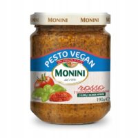 Monini - Oliwa, Przyprawa, Ocet, Oliwki, Sos, Olej - Sos Pesto Rosso VEGAN (z oliwą z oliwek) 190 g