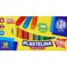 Plastelina 12 kol (zlota, srebrna)