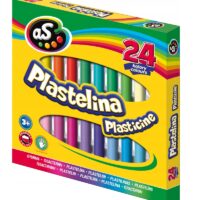 Astra Przybory Szkolne Biurowe - Plastelina szkolna 24 kolory "AS"