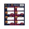 NAKLEJKI NA ZESZYTY FC-201 FC BARCA 6