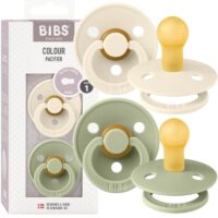 Smoczki, 2pak, Bibs - IVORY & SAGE, 0m+