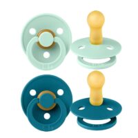Smoczki, 2pak, Bibs - Nordic Mint & Forest Lake, 6m+