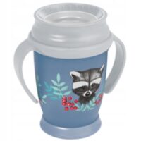 Kubek Niekapek ze Słomką i Odważnikiem, 150ml, Lovi Kubek 360st, 250ml - LOVI Kubek 360st. SZOP Niebieski