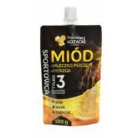 Pszczelarz Kozacki- Miód Polski - Miód sportowca - doypack 100g