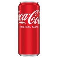Napoje gazowane - Coca-Cola, Burn, Fanta, Sprite, Monster, Hellena - Coca-Cola puszka sleek 330ml