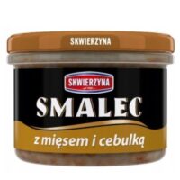 Skwierzyna - Smalec z Mięsem i Cebulką w Słoiku 150g