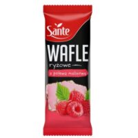 Sante- wafle, pieczywo , maca - Wafle Ryżowe z Polewą Malinową 66g
