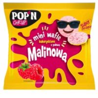 Sante- wafle, pieczywo , maca - Wafle Mini Kukurydziane z Polewą Malinową 35g