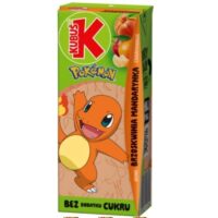 Kubuś Kartonik Pokemony 0,2L - Brzoskwinia - mandarynka