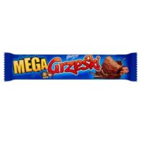 Herbatniki, wafelki, ciastka - Wafle Grzeski Mega kakaowe w czekoladzie deserowej Goplana 48g