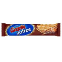 Herbatniki, wafelki, ciastka - Wafle Grzeski Gofree czekoladowe z orzechami Goplana 33g