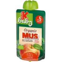 Kubuś Baby Mus 100g - Mus organic 5m+ jabłko cukinia szpinak 100g