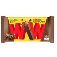 Wedel - WAFLE WEDEL WW Z NADZIENIEM ORZECHOWYM W GORZKIEJ CZEKOL.47G, Baton