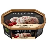 GRYCAN - Śmietanka z czekoladą z sosem wiśniowym 900ml
