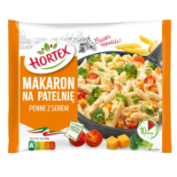 HORTEX Mrożonki - Makaron na Patelnię PENNE z Sosem Serowym 450g