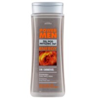 Joanna - Żel pod prysznic - POWER MEN Żel pod prysznic 3w1 ENERGY czarny pieprz i guarana 300ml