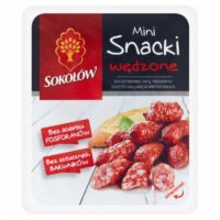 Sokołów - Kabanosy i Mięsne Przekąski - MINI SNACKI wędzone 100g