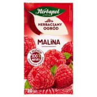 Herbapol Herbaty - Herbata owocowa malina kawalki owocow herbaciany ogrod 20*2,7g