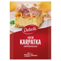 Ciasta Ciasteczka Babeczki Gofry Pierniczki Gotowe Mieszanki i Dekoracje, Delecta - KREM "KARPATKA" oryginalna 250 g