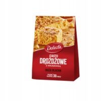 Ciasta Ciasteczka Babeczki Gofry Pierniczki Gotowe Mieszanki i Dekoracje, Delecta - Ciasto Duża Blacha drożdżowe 600 g